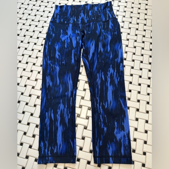 lululemon athletica Pants - Lululemon Athletica Blue Patterned Leggings